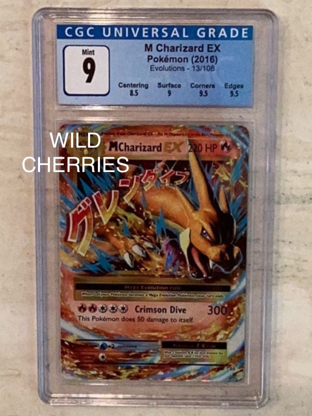 Pokemon Mega Charizard EX 2016 XY Evolutions 13/108 Holo CGC 9 TCG #13 - Picture 5 of 8